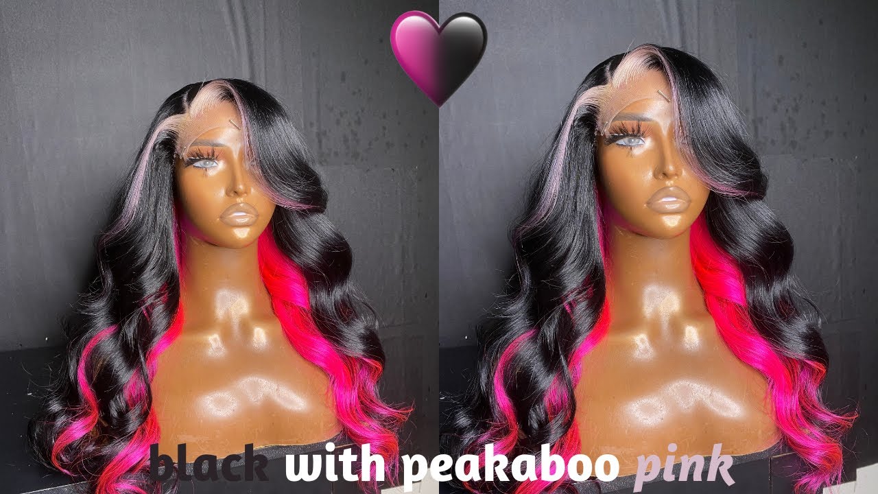 COLOR TUTORIAL: BLACK WITH PEAKABOO PINK