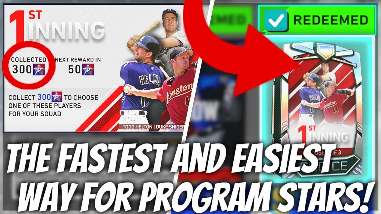 How To Earn TONS Of Program Stars Fast! Complete 1st Inning! MLB The Show 20 Diamond Dynasty