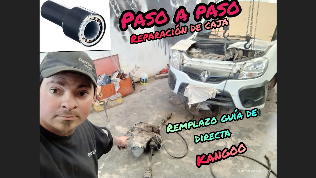 cómo remplazar guía de directa Renault Kangoo. te muestro los secretos