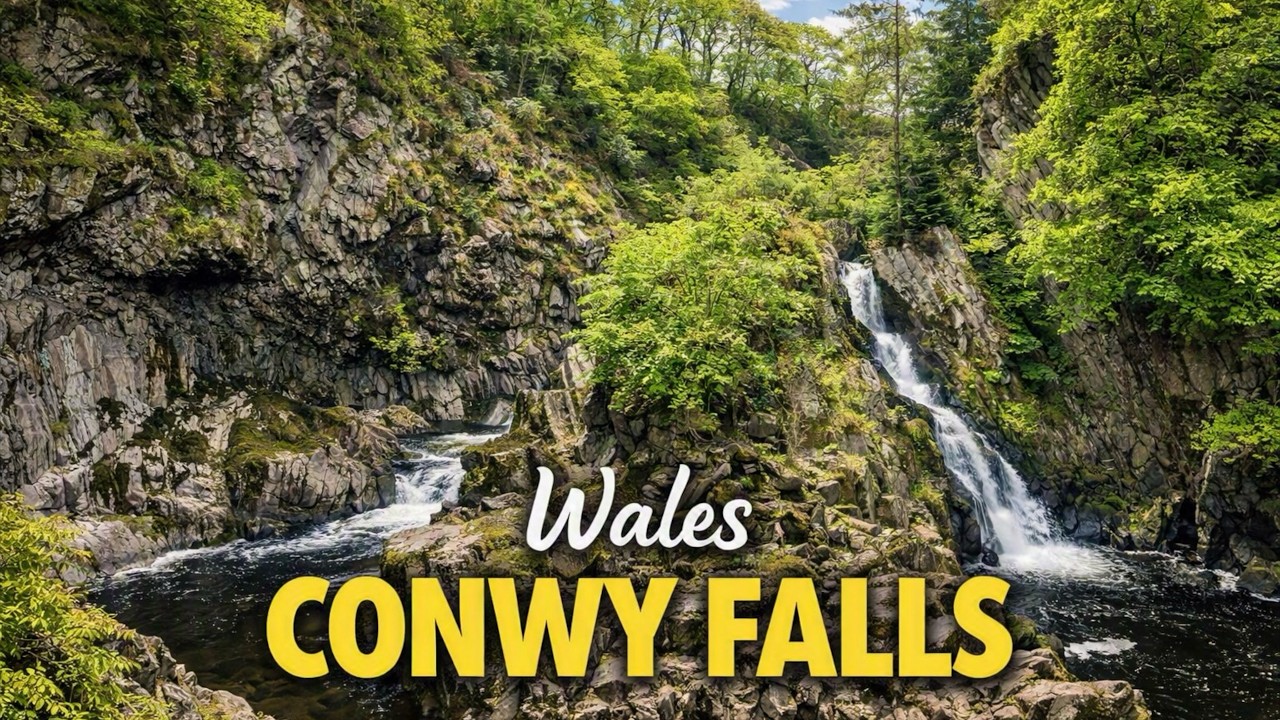 Wales | Conwy Falls #walkingtour #wales #waterfall #conwy