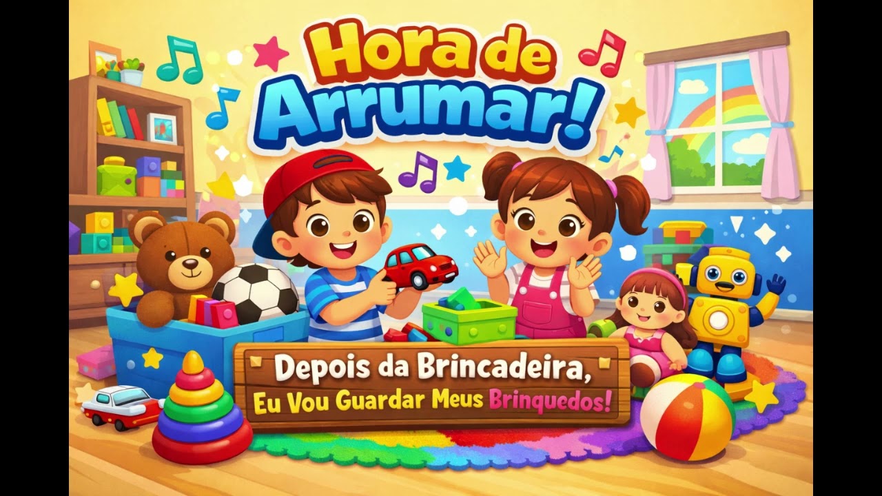 Hora de guardar os brinquedos