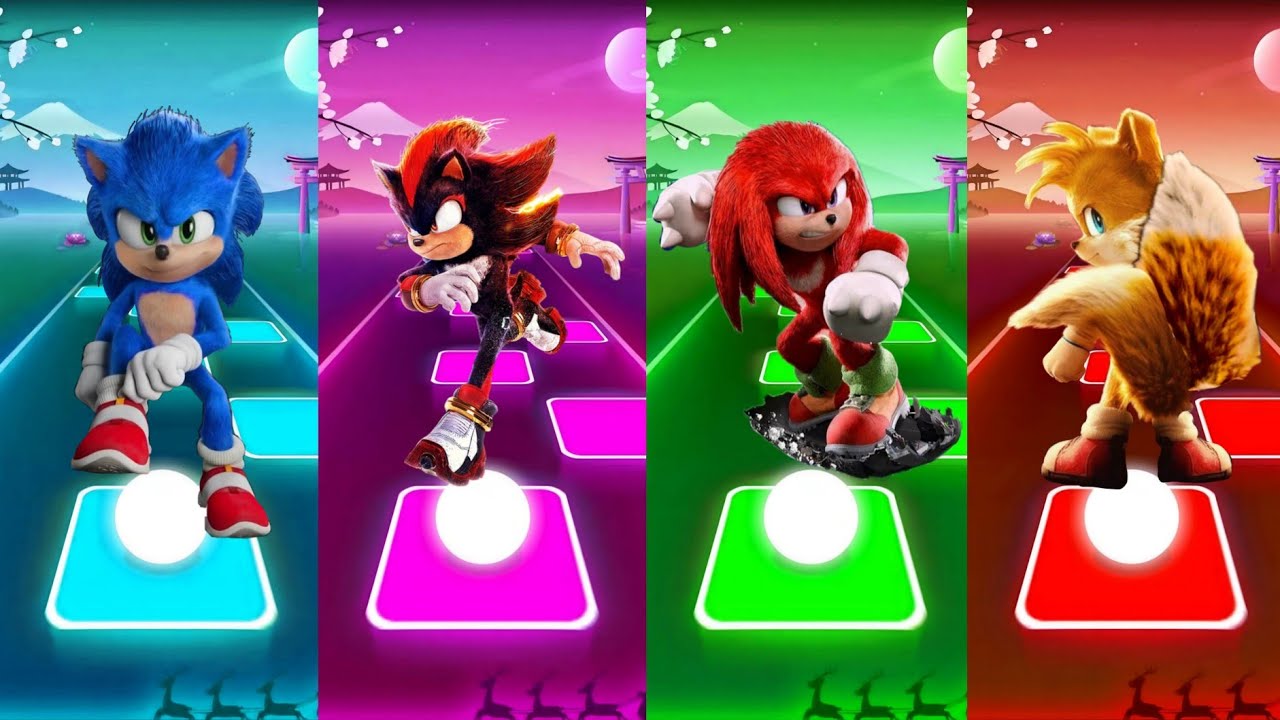 🔴 Sonic SUPER 😱OTHE HEDGEHOG 3 Tiles Hop 🎯 Cedm rush 🟢