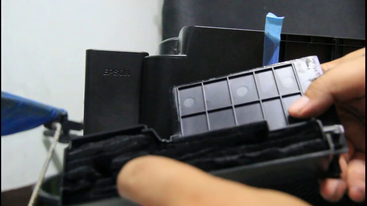 วิธีถอดซับหมึก เครื่องปริ้น Epson L110 มาทำความสะอาด