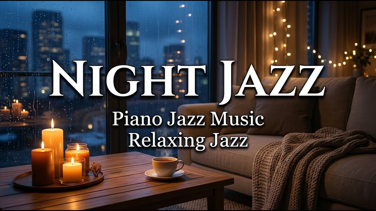 Late Night City Lights Jazz | Relaxing Piano Jazz for Deep Sleep