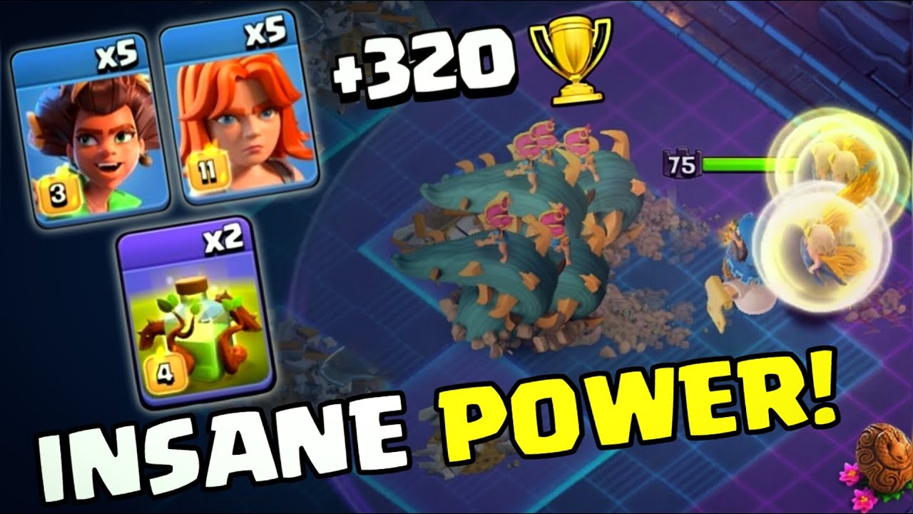 Unstoppable Strategy 2OG Spell - Root Rider, Valkyrie With RC charge attack is crazy! clash of clans