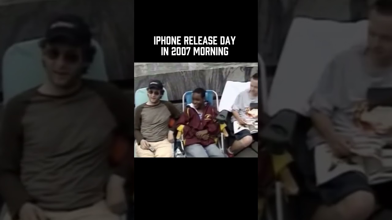 iPhone release day in 2007 morning#nostalgia #apple #iphone