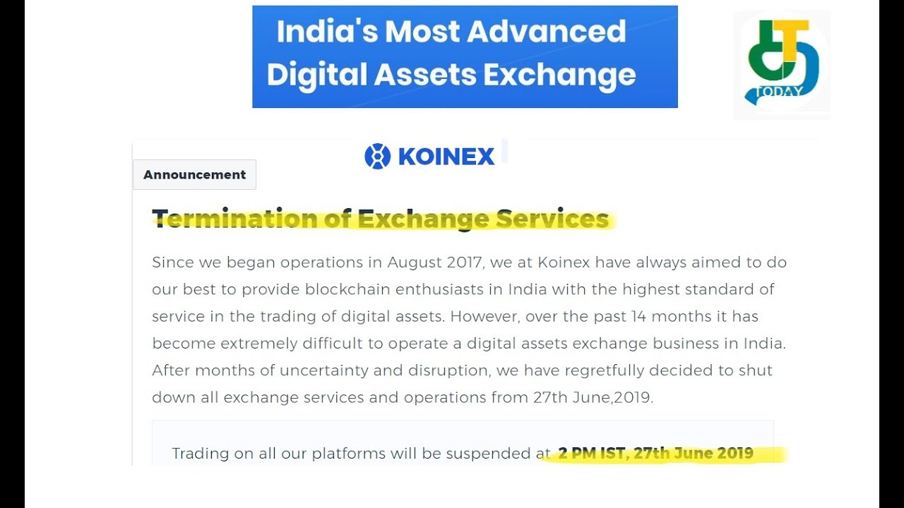 கிரிப்டோ கரன்சி சந்தை &lsquo;காய்னெக்ஸ்(Koinex)&rsquo; மூடப்பட்டது! koinex.in