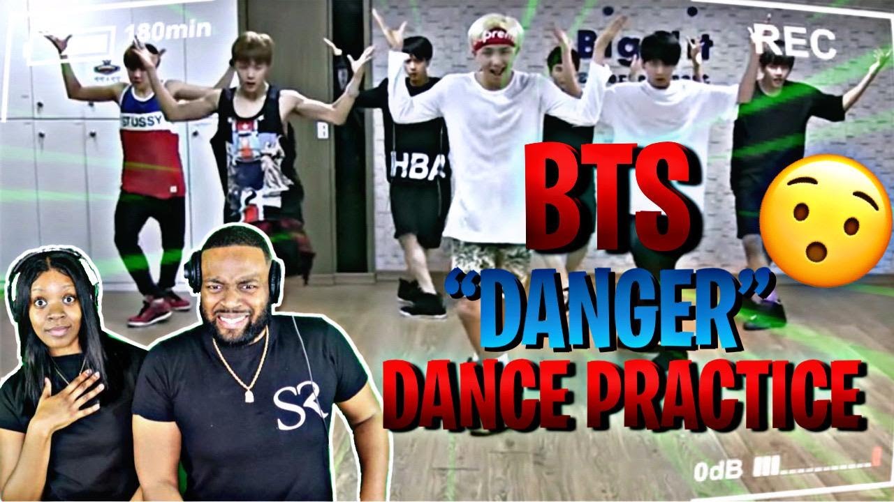 BTS Danger Dance Practice (REACTION)