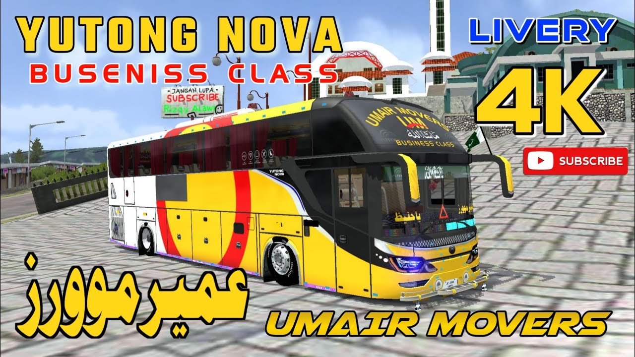 NEW LIVERY UMAIR MOVERS ULTRA 4K | BUS INDONESIA NEW LIVERY YUTONG SRIKANDI BUS