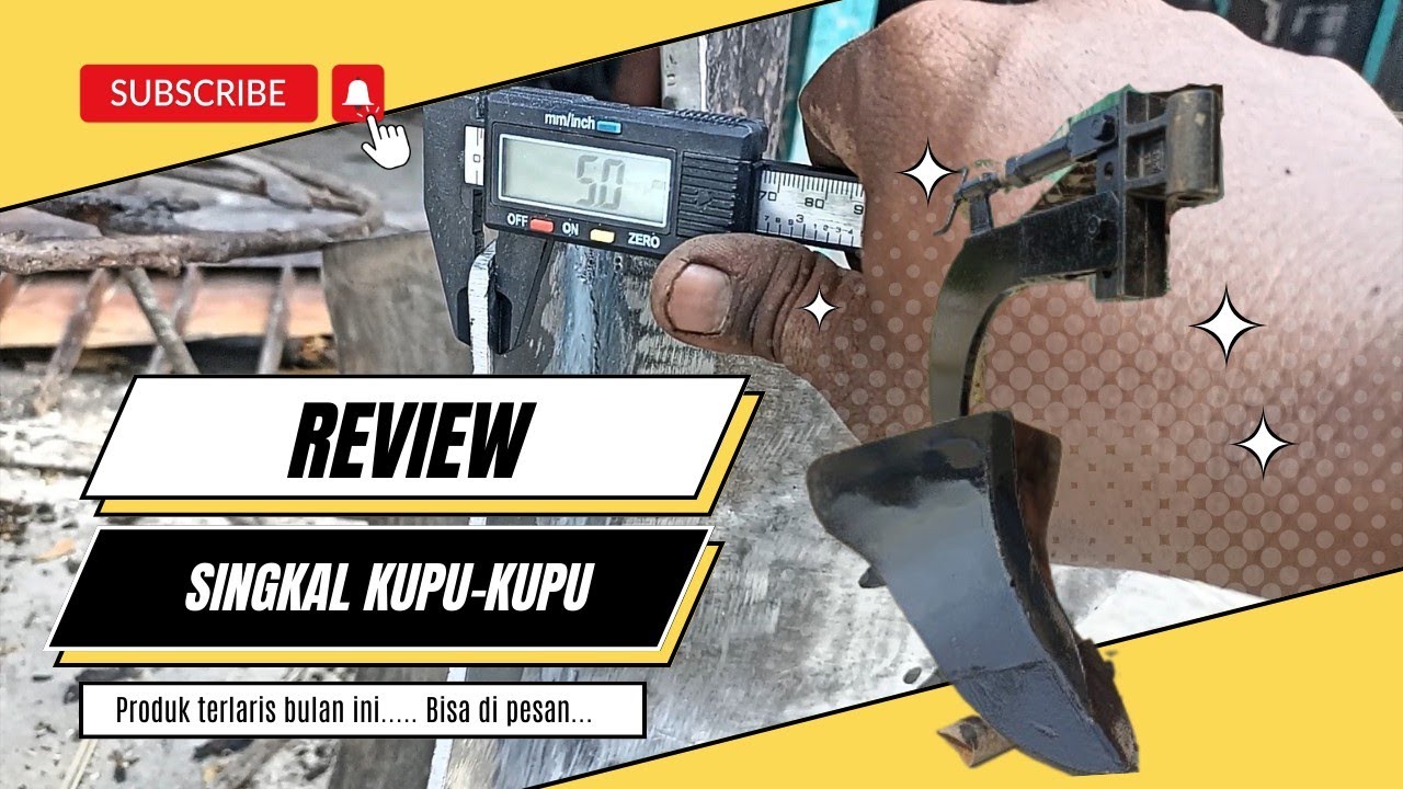 Singkal Kupu Tarung ||| Review bahan dan ukuran ||