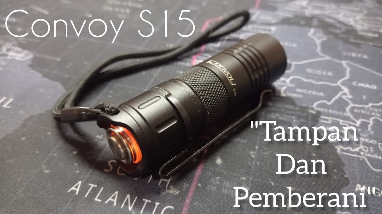 Keren & Fungsional❗❗ Convoy S15 Nichia 519A Short Tube Metal Switch RGB