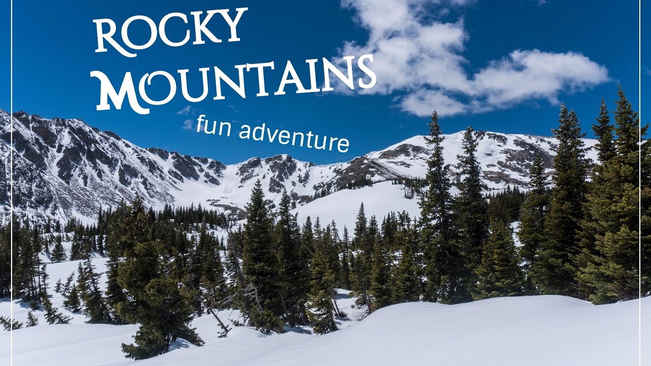 Rocky Mountains Hiking.  Snow Fun in amazing Colorado!!