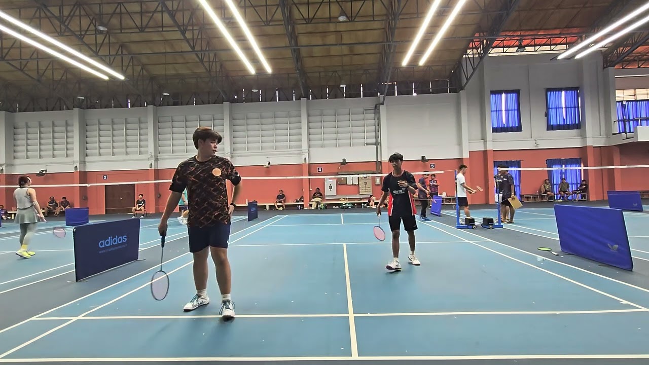 แข่งแบด KMITL2026| มือ​N (KO-4) Matchที่5 อู๋/นิว vs​ ออม/วินท์ 0-2
