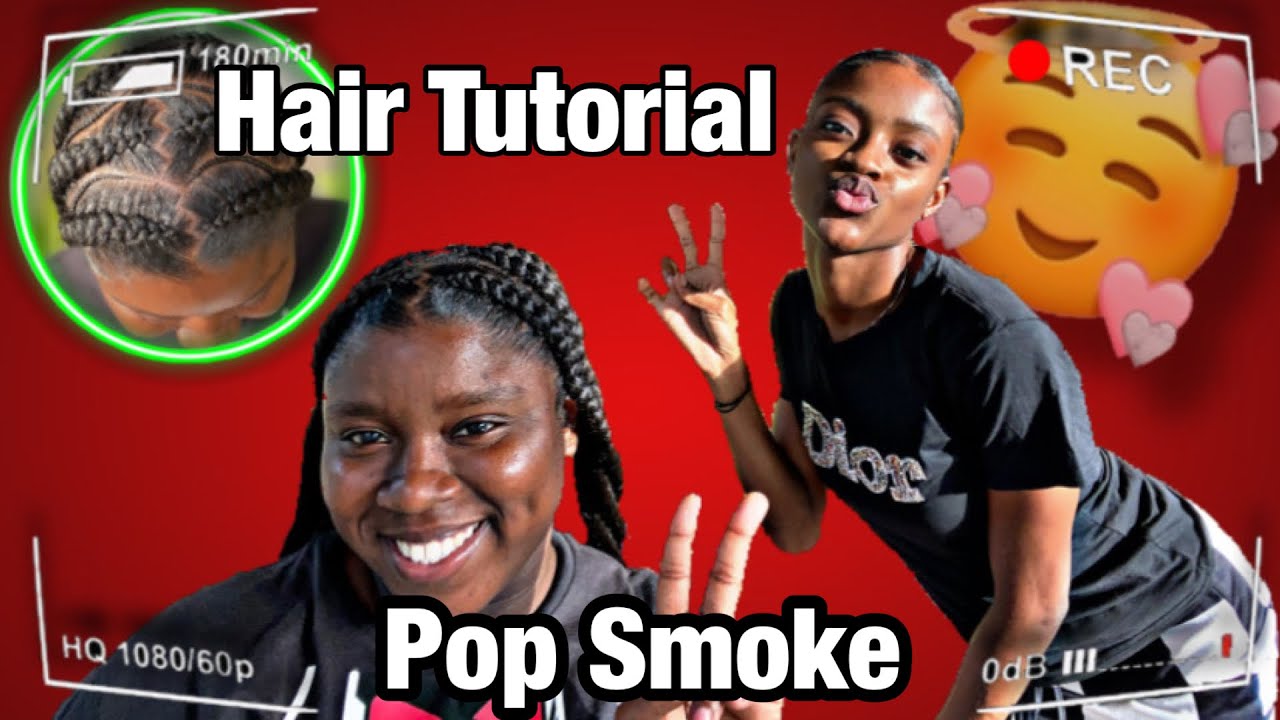 Как заплести косы Pop Smoke на натуральных волосах (для новичков)