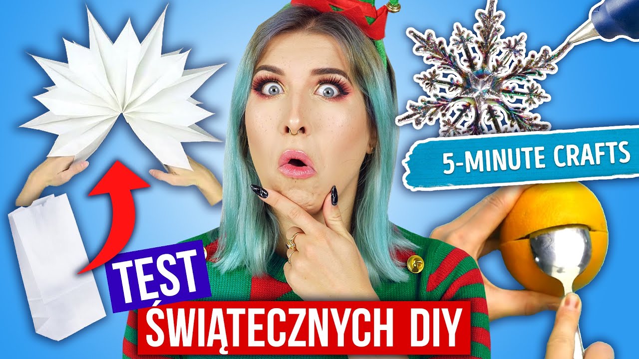 TESTUJĘ ŚWIĄTECZNE DIY z 5-Minute Crafts 😱 Lifehacki na Święta 🎅 | Agnieszka Grzelak Vlog