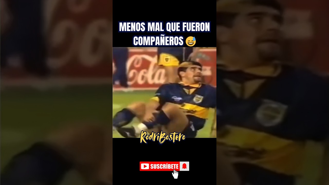 RUGGERI D&Aacute;NDOLE AL DIEGO #futbol #argentina #bocajuniors #boca #humor #viral #maradona #ruggeri