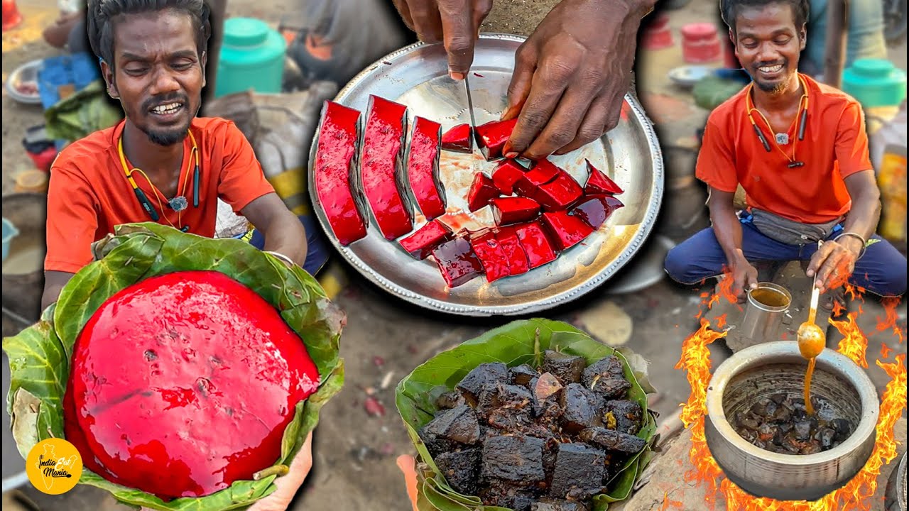 Adivasi Style Bakre Ke Khoon Wala Paneer Recipe In Jharkhand l Ranchi Street Food