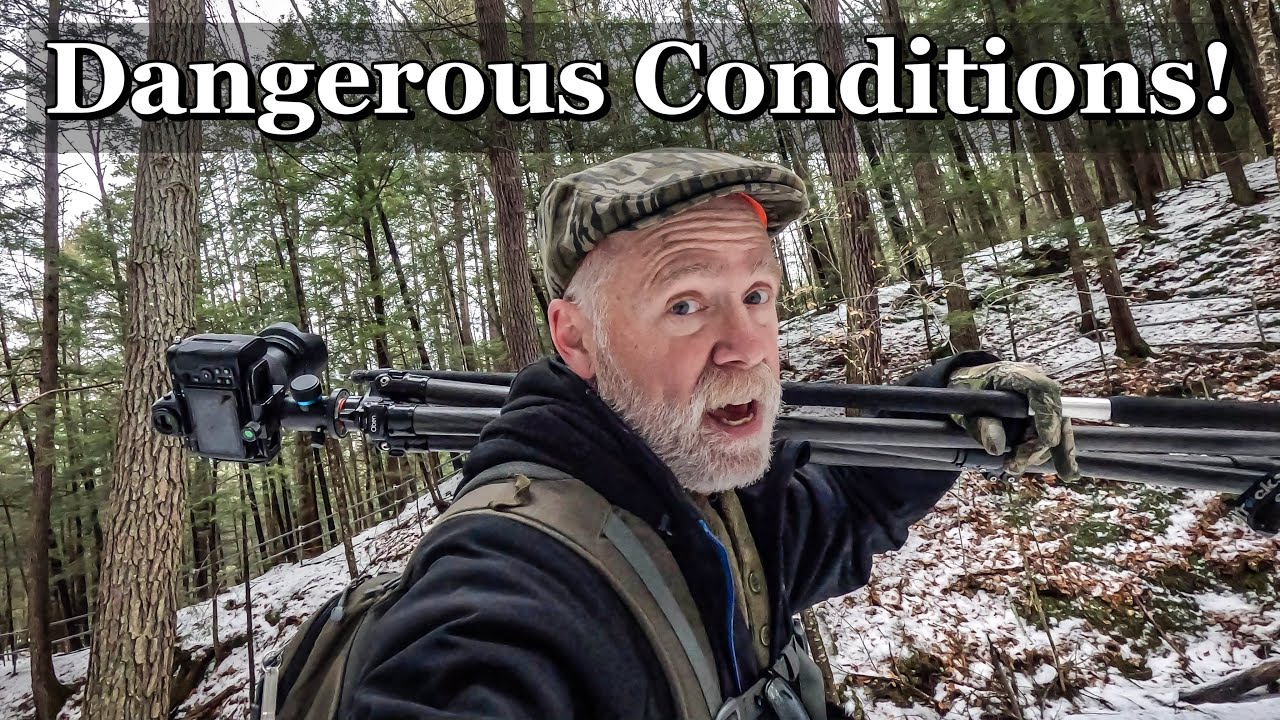 Photographing an icy Gorge 