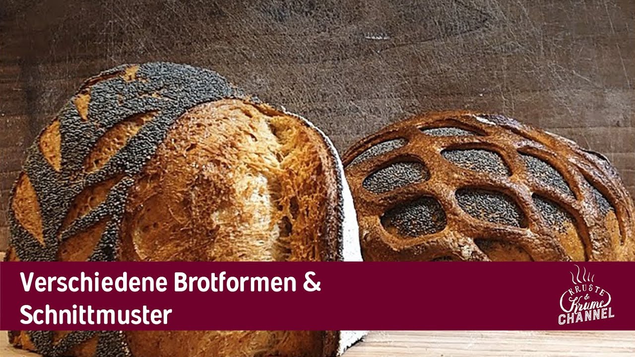 Bread Scoring: Verschiedene Brotformen und Schnittmuster | Kruste&Krume Livestream-Aufzeichnung