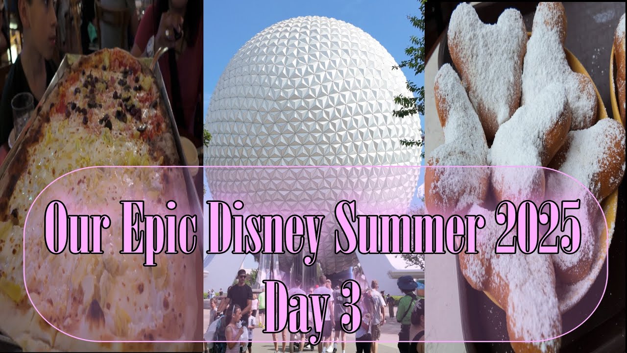 🎉 Disney World Day 3 Vlog: Beignets, World of Disney, Via Napoli & More! 🍕✨