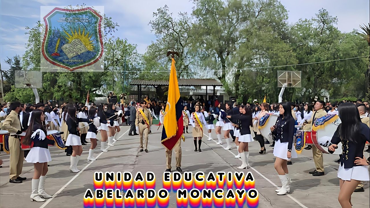 Unidad Educativa Abelardo Moncayo Juramento a la Bandera 2022-2023