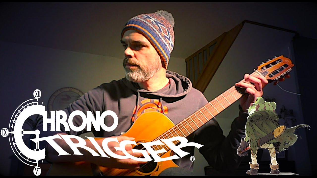 Mixed up picking technique on frog Theme (Chronotrigger SNES) - classical guitar cover by Cyril Tep