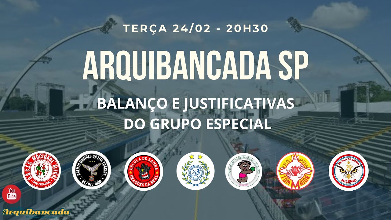 Arquibancada SP 24/02/26 - Balanço e justificativas do Grupo Especial - Parte 1