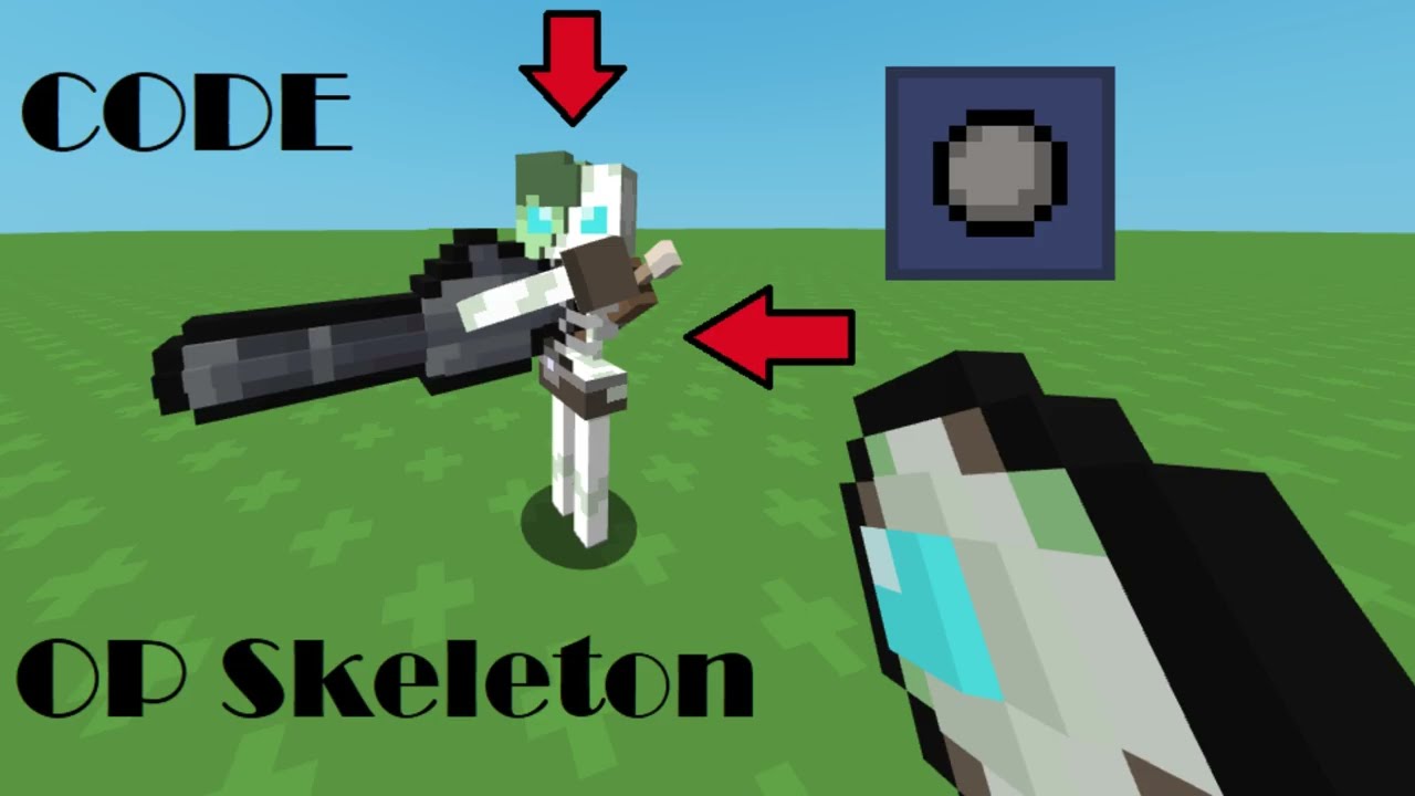 How to get OP skeletons on bloxd io #bloxdio  #code