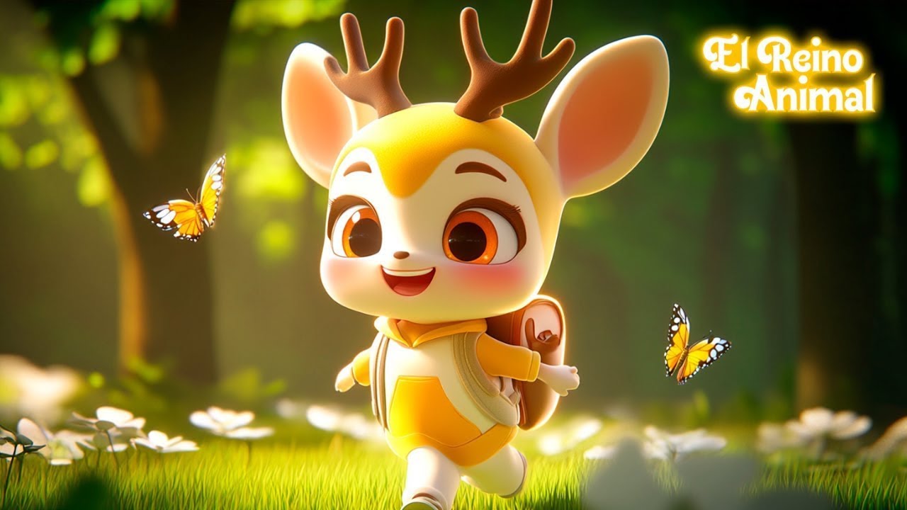 EL ALCE BEBE 🌟 Canci&oacute;n Infantil de los Amigos del Bosque 🌟 El Reino Animal HD 2024