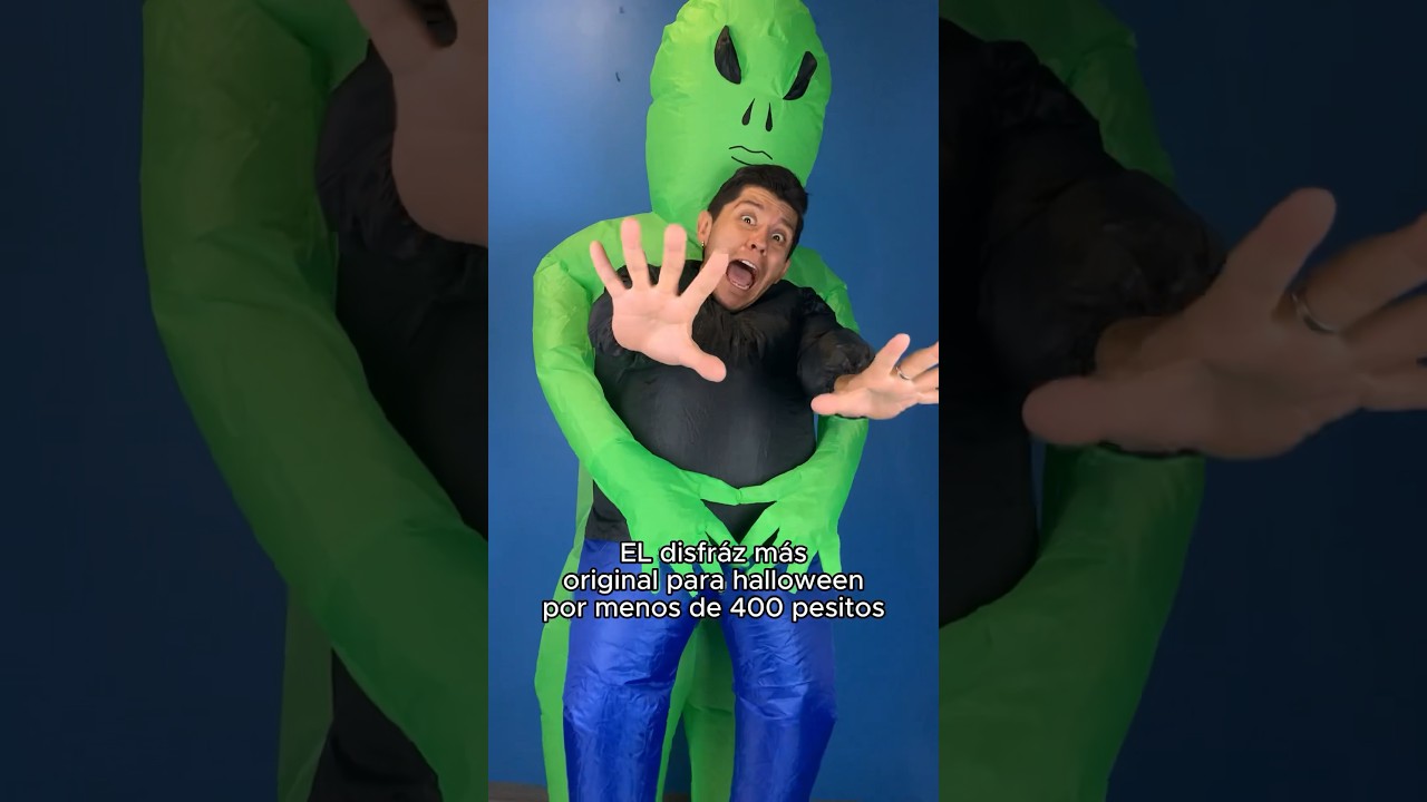 &iexcl;Este disfraz de alien no te puede hacer falta! #halloween #alien #disfrazhalloween #disfrazalien