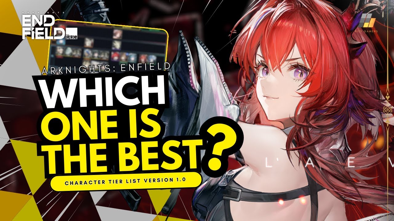 ARKNIGHTS ENDFIELD CHARACTER TIERLIST VERSION 1.0 ! #arknightsendfield