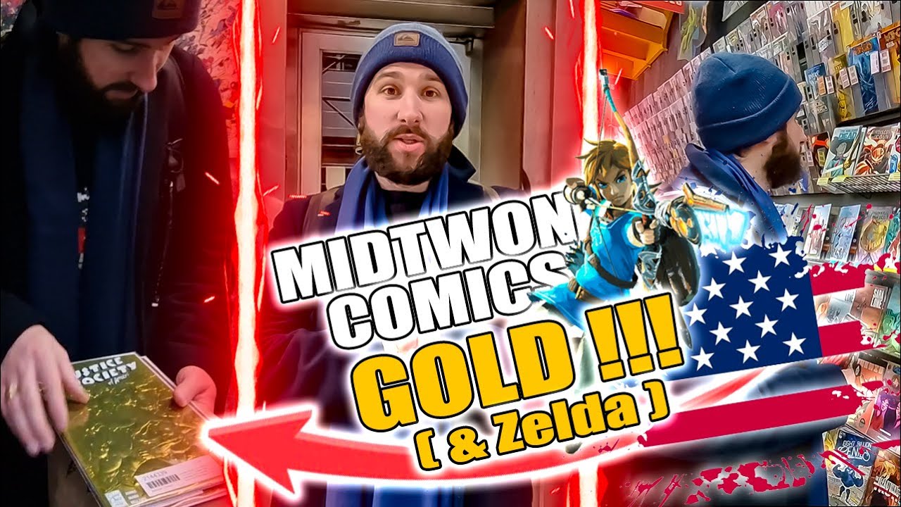 ZELDA & MIDTOWN COMICS GOLD à NEW-YORK 😱 MAGASIN DE FOU FURIEUX 🔥