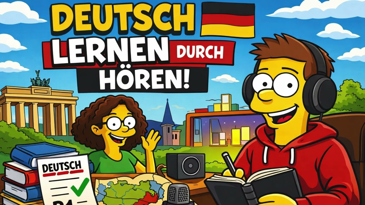 Lerne Deutsch im Schlaf? 😴📖 | Lange Geschichte A2–B1 | Deutsch durch Hören