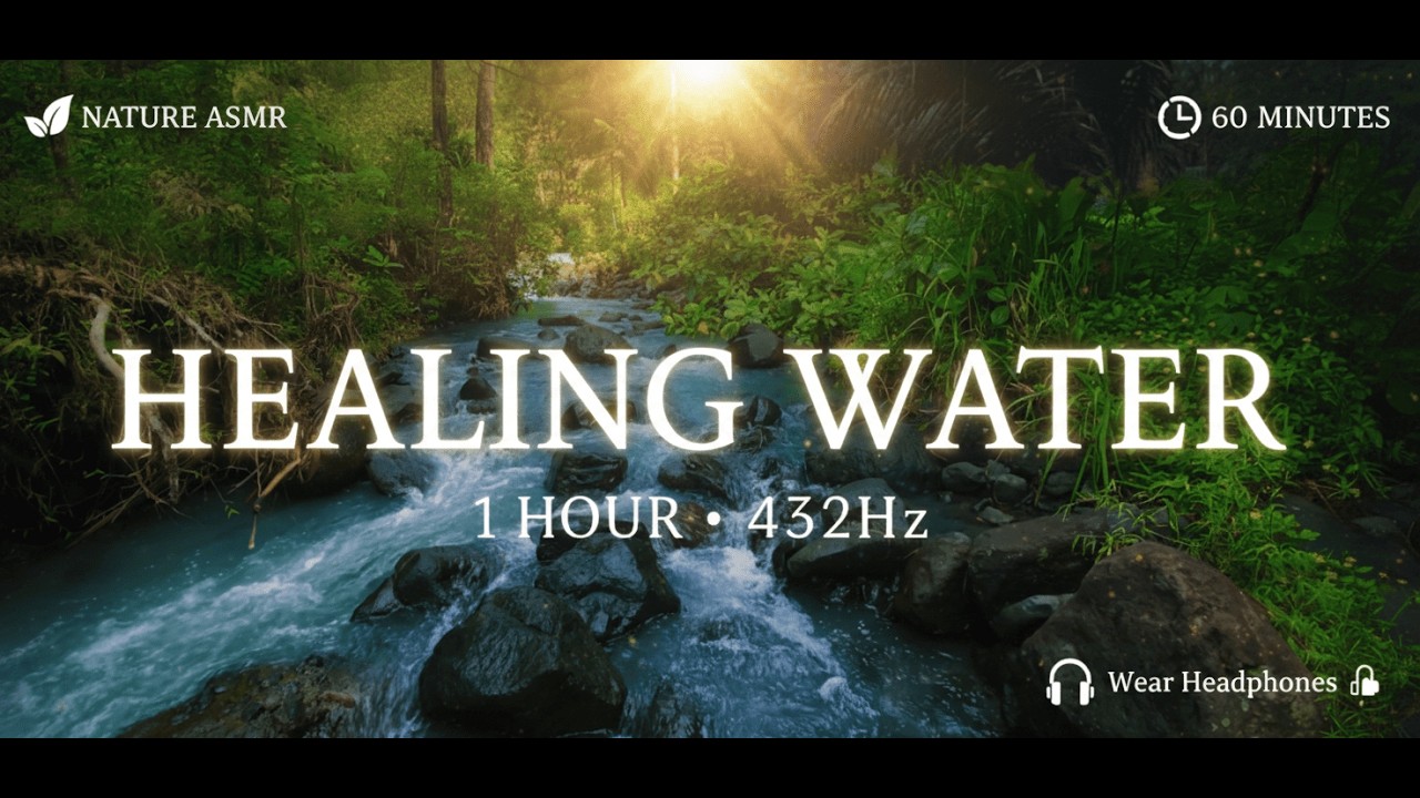 [4K UHD] Deep Sleep in the Heart of the Forest 🍃 Nature ASMR & River Sounds ( No Talking )