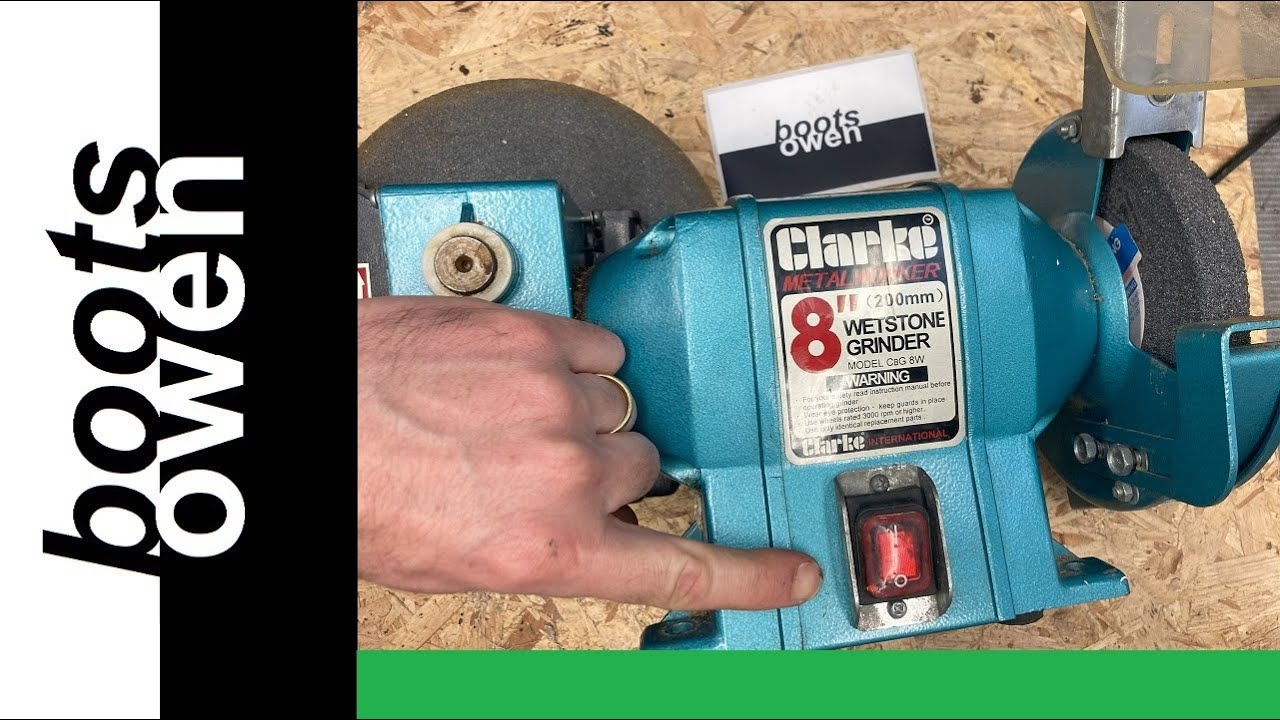 A simple fix for a free bench grinder: Clarke CBG8W switch replacement