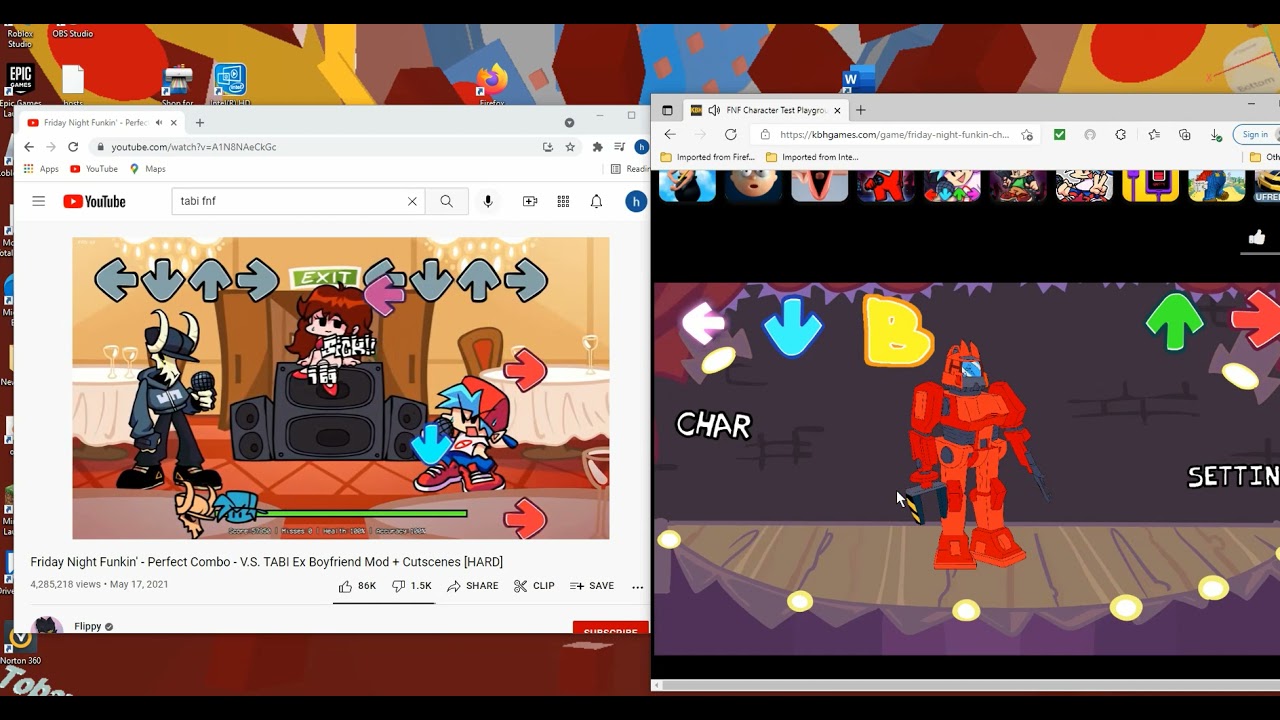 VS Tabi But Different Characters Sing - FNF