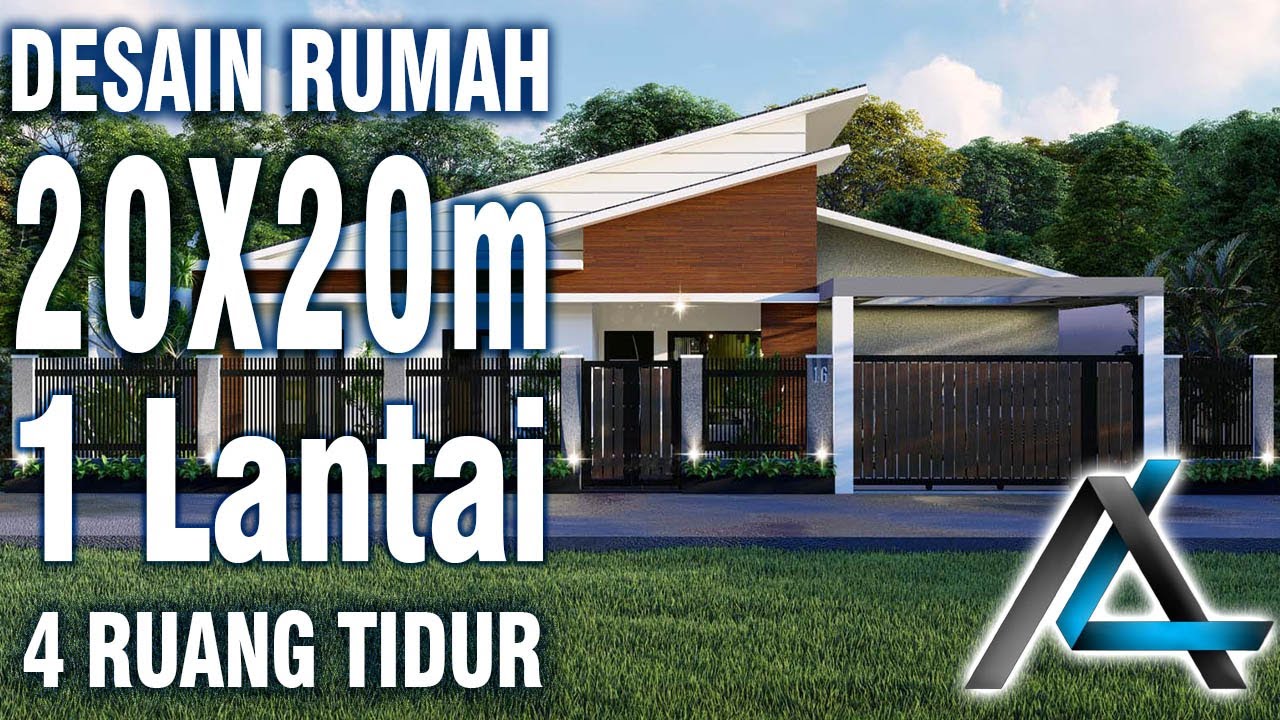 DESAIN RUMAH 20 X 20 meter I Pemalang – DESAIN RUMAH MINIMALIS MODERN