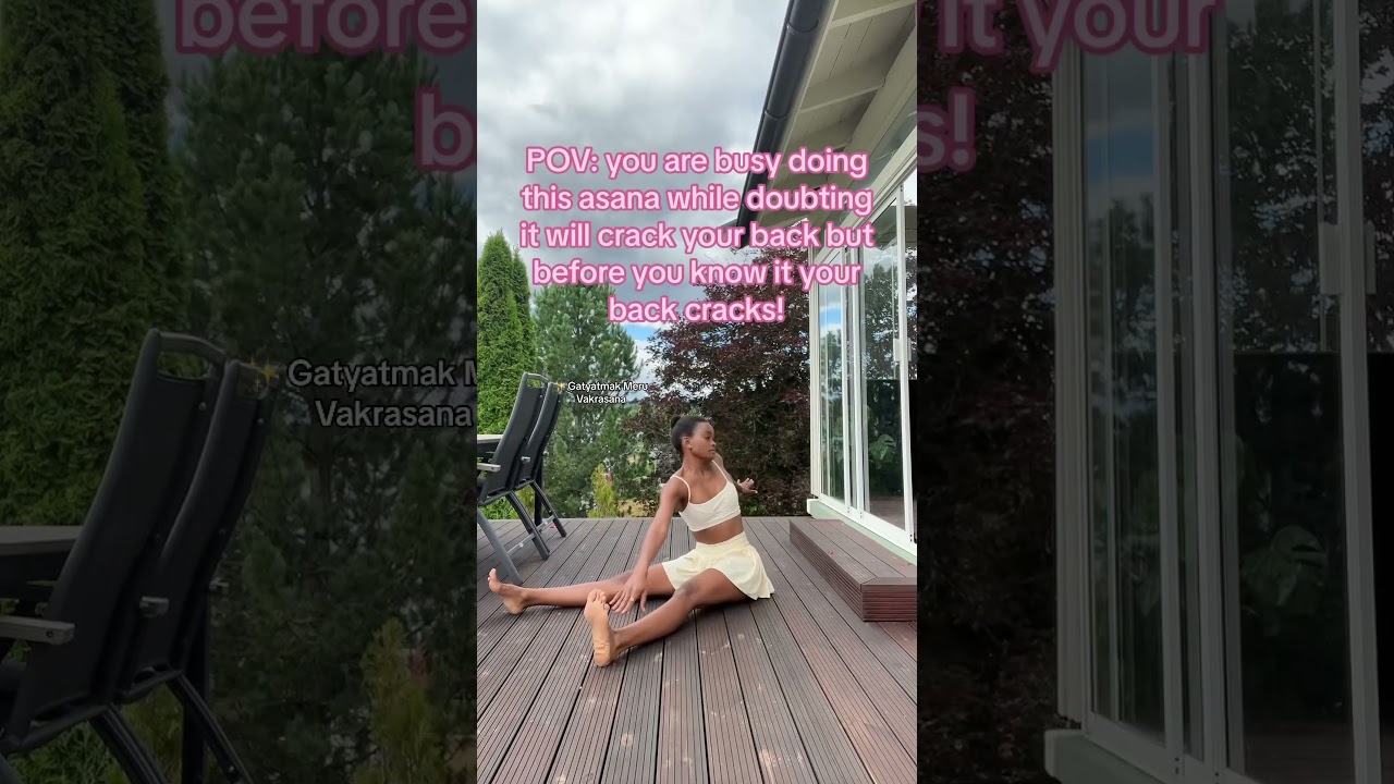 To crack your back do 10 reps 