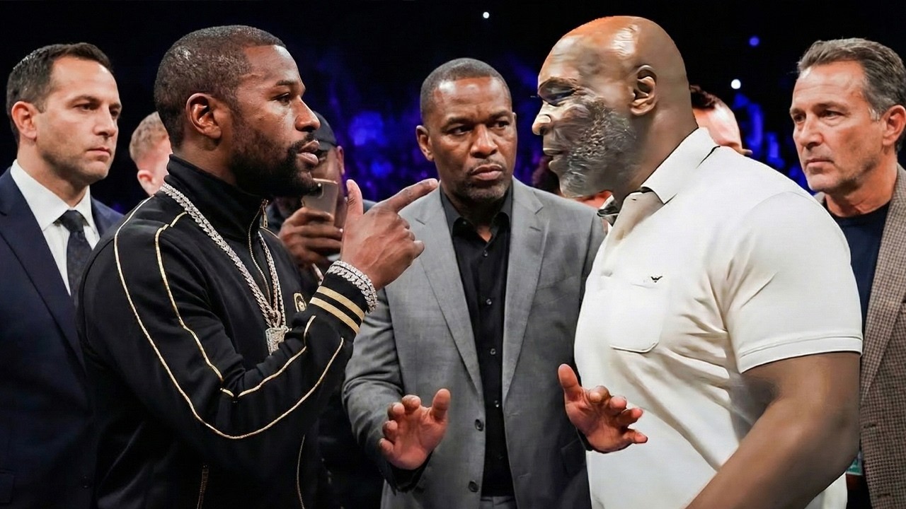 Mike Tyson FACE TO FACE With Floyd Mayweather Before FIGHT..