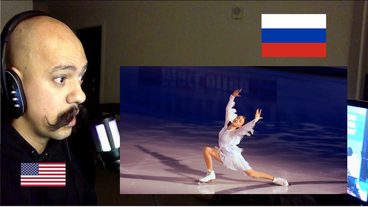 American Reacts To Пекин 2022  Анна Щербакова  Произвольная программа, женское одиночное катание