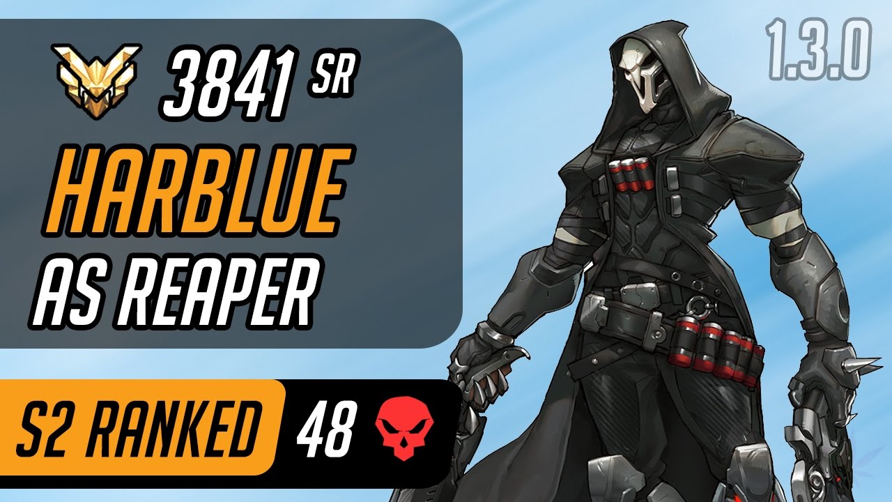 Harblue as Reaper in Lijang Tower [Season 2 - Master - 48 eliminations - CompLexity]
