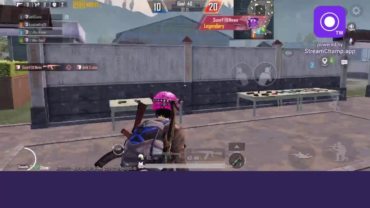 Broadcast powered by StreamChamp