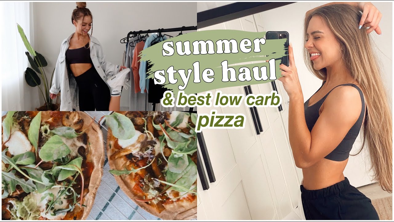 summer style haul *try-on* & low carb pizza | WEEK VLOG 4