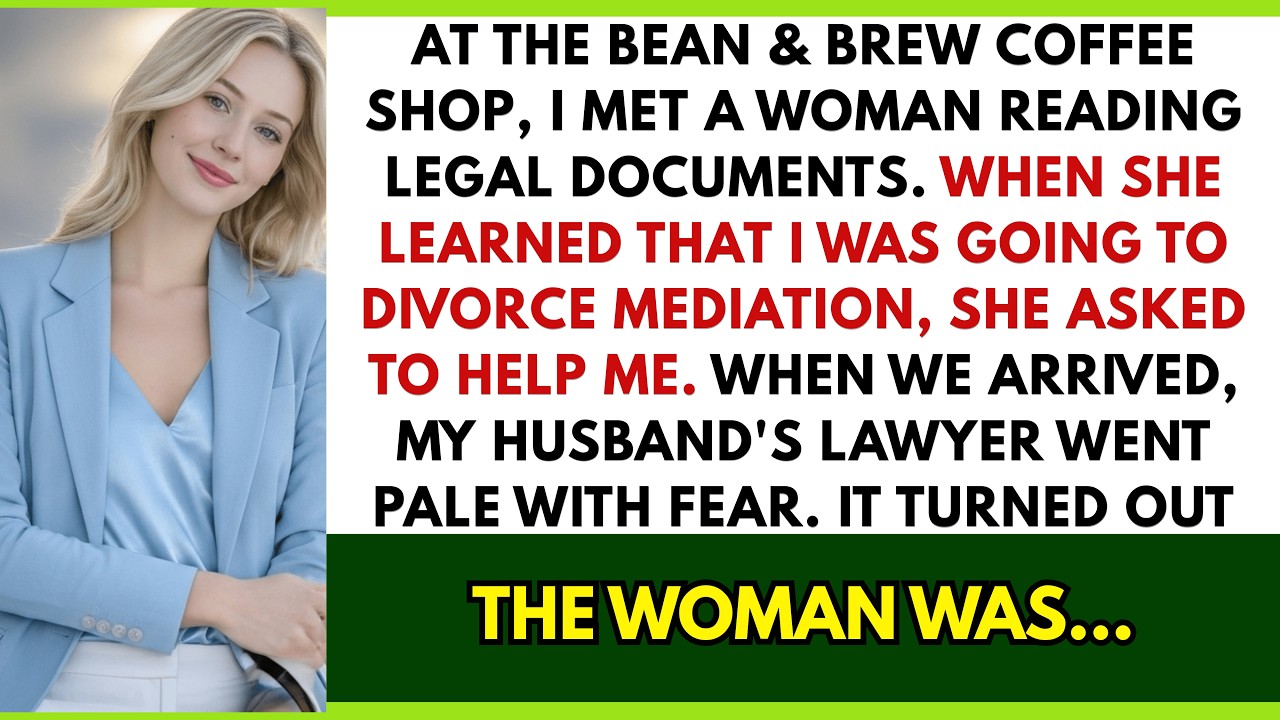 My Husband PANICKED At Our Divorce Mediation When He Saw Me With A Coffee Shop Regular — She…