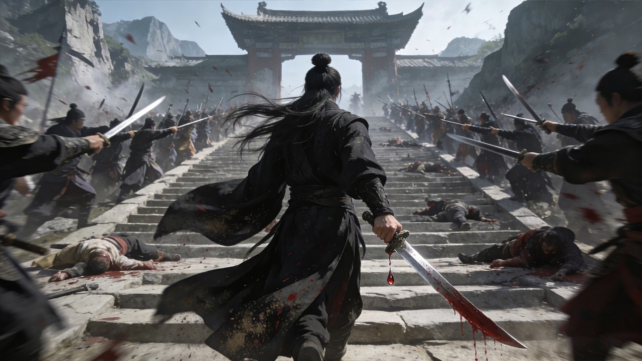 全家被殺害，功夫小子一劍殺入敵營報仇雪恨！#武侠 #功夫 #kungfu #kungfumaster