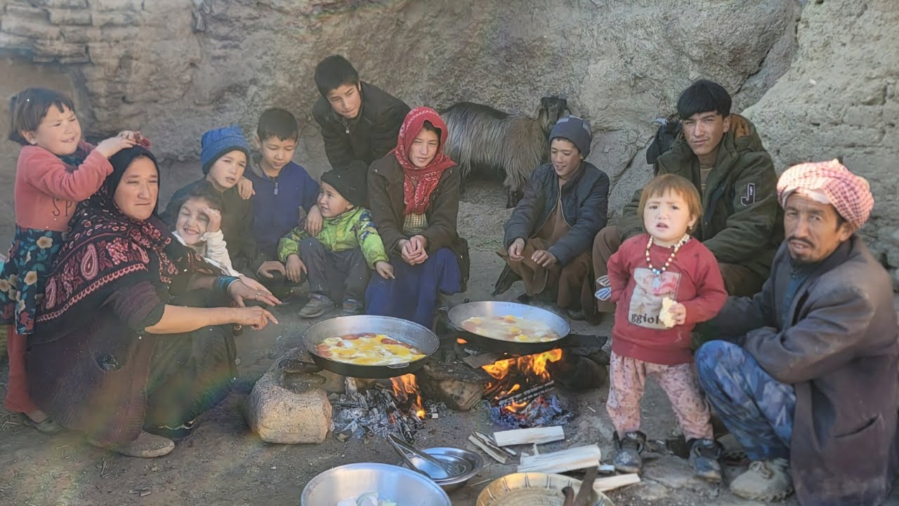 Cooking Rice and Greens in a Frozen Cave at –68°C | Ancient Winter Survival