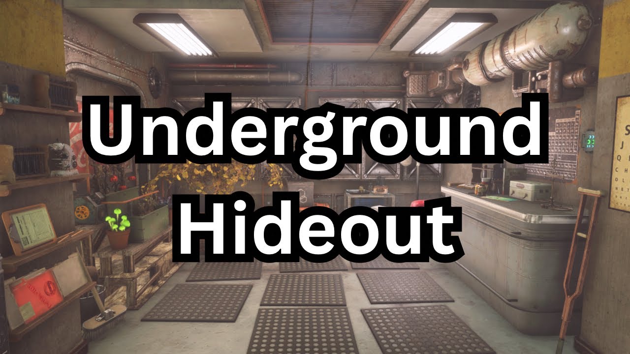 Underground Hideout AMAZING PLAYER HOME Mod You Can't Get Fallout 4 Mod Playthrough