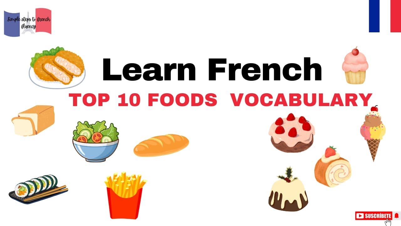 Food Vocabulary In French Part 01| Learn Names Of Food In French| French Vocabulary