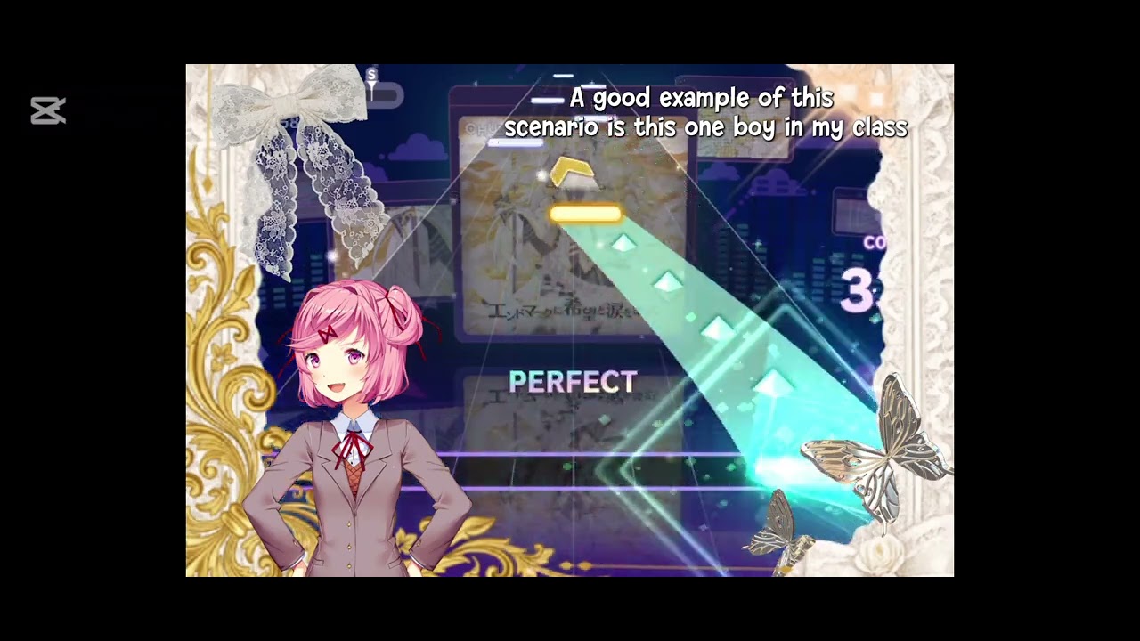 He's so annoying 😭😭 HE THINKS WE'RE FRIENDS HELP 😭 #pjsk #ddlc #rant