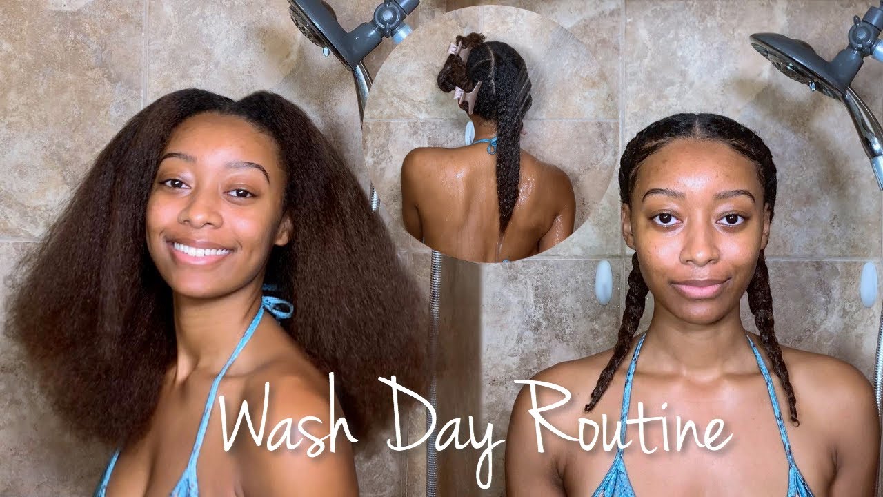 Summer Wash Day Routine for Length Retention